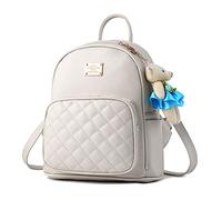 LUI SUI Mochila de Cuero Mini Mochila Escolar Impermeable Casual Mochilas de Viaje Monedero pequeño y Lindo para niñas Adolescentes Damas Mujeres