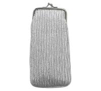 Luigi 80340svr Estuche para Gafas, Plata, Talla única para Mujer