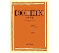 Luigi boccherini : 6 sonates - per violoncello e pianoforte - violoncelle et piano - recueil