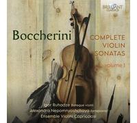 Ruhadze, Nepomnyashchaya y Ensemble Violini Capricciosi – Boccherini: Sonatas para violín Vol. 1