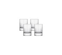 Luigi Bormioli Bach Vasos de Licor 2.25 onzas, Juego de 4, Vidrio, Transparente