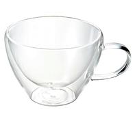 Luigi Bormioli Bredemeijer 1442 - Taza para Capuccino (Doble Pared, Vidrio borosilicatado, 385 ml, 2 Unidades)