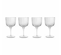 Luigi Bormioli - Gafas de ginebra - SON.hyx Crystal - Alta resistencia a la rotura - Apto para lavavajillas - Fabricado en Italia - Juego de 4