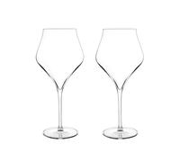 Luigi Bormioli Supermo - Copas de vino tinto borgoña de 22 onzas, 2 unidades (paquete de 1), transparentes