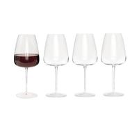 Luigi Bormioli Talismano 18,5 oz Vino Blanco, Juego de 4, Vidrio, Transparente