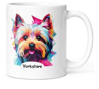 Luigi Collection Taza Perro Yorkshire Taza Mensaje Humor Divertido Raza Animales. Idea de regalo original y guapo amigo, hombre, mujer, niño, colega para cumpleaños, Navidad, San Valentín. Sonríe