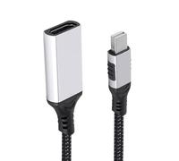 LUIRSAY 0.2M Mini DisplayPort a HDMI Adapter Kabel 4K @30Hz Mini DP auf HDMI Monitor Adapter für Thunderbolt 2/1, Kompatibel mit i-Mac, Mac-Book, Surface
