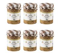 Luisa Pantaleo Cebollas Ecológicas en Aceite, 6 botes de 300 g, 100% Made in Italy, Sin Conservantes, Bajo Contenido Graso, excelente como condimento para aperitivos y bocadillos