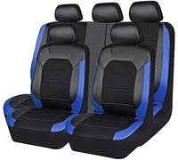 LUISAS 9 Piezas Fundas Asientos Coche para Fiat Punto (2006-2010), Juegos de Cubreasientos Delanteros y Traseros Funda de Asiento Protector,A-Blue