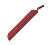 LUISAS Estuche De Cuero Estuche Protector de Cuero Simple Mini Retro Pen Stylus Estuche de bolígrafo Lindo Compacto (Color : Wine Red, Size : 19.5x3cm)