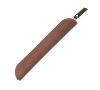 LUISAS Estuche De Cuero Estuche Protector de Cuero Simple Mini Retro Pen Stylus Estuche de bolígrafo Lindo Compacto (Color : marrón, Size : 19.5x3cm)