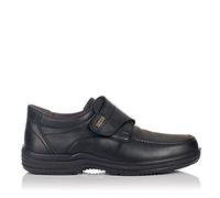 LUISETTI 20412 Zapato Velcro Hombre Negro 44