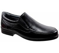 Luisetti 26850 Negro - Zapato mocasín Piel Profesional Fabricado en España (43 EU, Negro)