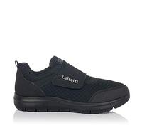 LUISETTI 31104 Zapatilla Velcro Hombre Negro 40