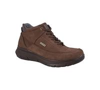 Luisetti Botín Hombre Waterproof Ultra-Confort con Cordones y confección exterior100% Piel Natural Acabado Nobuck BOTÍN TÓRSION 36105NO-W Talla 44 Color Cafe