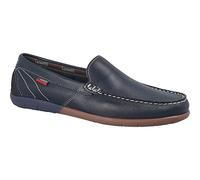 Luisetti Confortable mocasín, Cosido a Mano de Forma Artesanal. Confeccionado en autentica Piel de Vacuno Zapato RAWAR 29300NA Talla 44 Color Marino