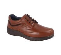 Luisetti Zapato Casual con Cordones para Hombre, confeccionado en Piel Natural 100% Vacuno Zapato Street 31011NA Talla 44 Color Cuero