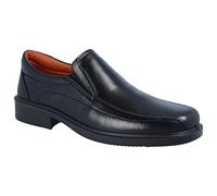Luisetti Zapatos de Trabajo de Piel sin Cordones Hombre Zapato Confort Step 0104 Talla 43 Color Negro