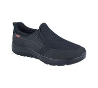 Luisetti Producto Vegano. Mocasin Deportivo Rest Walking con Textil última generación y Suela de Poliuretano Ultraligera Zapato Deportivo Runner 31101ST Talla 45 Color Negro