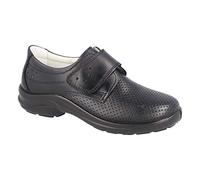 Luisetti Zapatos Profesionales Muy cómodos, Unisex Zapato Sanitario 0025 Berlin Talla 39 Color Negro