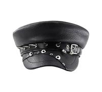LUJIAXI Boinas unisex con remaches y tachuelas, sombrero de pintor británico para otoño e invierno, sombreros planos para uso diario, sombreros góticos para hombre