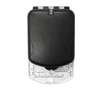 LUJIAXI Brújulas de alta precisión con gafas, herramienta de navegación para senderismo, camping, declinación ajustable, herramienta de navegación portátil