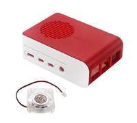 LUJIAXI Caja para Raspberry Pi4 caja de refrigeración pasiva opcional ventilador disipador de calor para Pi4