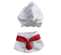 LUJIAXI Conjunto de disfraz de fiesta para mascotas, accesorios para fotos, disfraz de cumpleaños de chefs blancos para Halloween y fiestas temáticas
