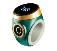 LUJIAXI Contadores electrónicos ligeros con anillos de contador de dedos ABS que monitorean cómodamente el conteo de días y alertas de oración digital