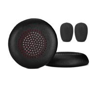 LUJIAXI Orejeras de piel de proteína para auriculares Poly 4310/4320 / UC2, esponjas suaves, fundas para auriculares, almohadillas de repuesto para auriculares con forma de micrófono