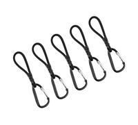 LUJIAXI Paquete de 5 cuerdas elásticas multicolor con gancho, cuerda elástica, accesorio de camping, cuerda de látex duradera