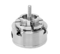 LUJIAYA Portabrocas for Trabajo de Madera, Plato Torno de Madera autocentrante de 4 Pulgadas, 5 Pulgadas, 4 mordazas, Rosca de Montaje de 4 Pulgadas, 1 "-8TPI, M33x3.5 M40 * 2 con 4 mordazas