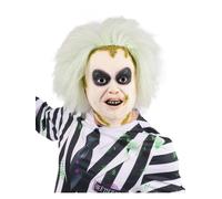 Lujo Beetlejuice Máscara de Látex Adulto Oficial Disfraz Halloween Hombre La