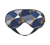 Lujo dorado y azul sin costuras, Cubreojos completos Antifaz bloqueador de luz Antifaz para dormir Antifaz suave con los ojos vendados Noche