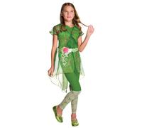 Lujo Poison Ivy Disfraz Niña Superhéroe Niños Disfraz de Halloween