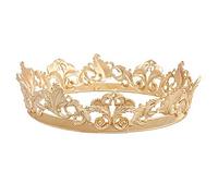 Lujo Reina Rey Corona de Oro Boda Fiesta Nupcial Desfile Para Cumpleaños Navidad Xmas Halloween Valentines Regalos Tiaras