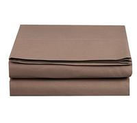 Lujo Sábana Bajera en Amazon Arrugas Elegancia y Confort 1500 Hilos Egipcio Calidad - sábana Bajera, California King Size, Color marrón Chocolate