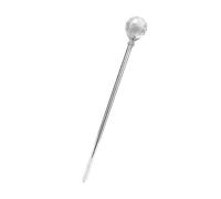 Lujosa bola de cristal deslumbrante para cosplay, cetros para eventos de anime, transformación de personajes, accesorios de fotos, accesorio de espectáculo de escenario, plata, Talla única