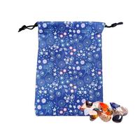 Lujosa bolsa de tarot - bolsa de terciopelo suave con cordón, tarjetas del tarot, elegante bolsa de almacenamiento | tarjetas de oráculo, cristales, dados, runas, bolsa de regalo para amantes