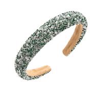 Lujosa diadema con diamantes de imitación brillantes para mujer, flexible y segura para peinados formales elegantes