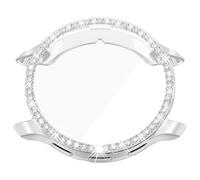Lujosa funda de reloj integrada, funda protectora suave con acabado galvanizado