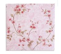 Lujosa hoja de papel de regalo con estampado floral, 10 hojas de papel de regalo de diseño floral de 52 x 53 cm, embalaje de ramo para Navidad, boda, cumpleaños (rosa)