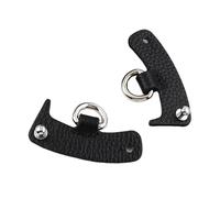 Lujosas correas de cuero para bolsa, práctica correa de repuesto ajustable que complementa tu pequeña correa de bolsa, negro/hebilla, silver buckle