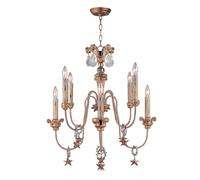 Lujoso Candelabro En Oro Y Plata Con Altura Ajustable Para Mesa De Comedor