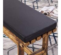 Lujoso cojín de piel sintética impermeable para uso en interiores y exteriores, perfecto para patio, columpio, banco, comedor, sofá, silla de oficina, elegante almohada para el hogar y el jardín