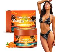 Lujoso gel de bronceado intenso, 2 unidades de crema aceleradora de bronceado natural para solarium y tomar el sol al aire libre, acelerador de bronceado, crema solar Glow para todo tipo de piel