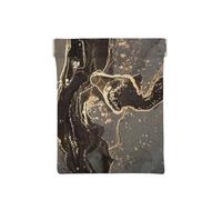 Lujoso mármol de Oro Negro, Squeeze Top Wallet Bolsa de Almacenamiento para Mujer Monedero pequeño Bolsa de Cambio