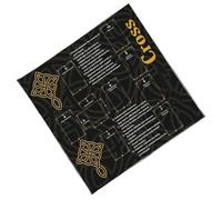 Lujoso terciopelo Tarots de tela de terciopelo suave adivinación tapetes místico para meditaciones espirituales y decoración del hogar