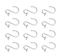 Lujosos anillos de cortina de ducha, elegante esfera hueca decorada, gancho de cortina de metal resistente, ganchos modernos