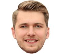 Luka Doncic (Beard) Mascaras de personajes famosos, caras de carton